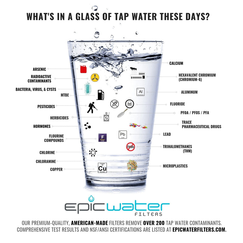 Epic Water Filters Pure Replacement Filter Removes Fluoride & PFAS