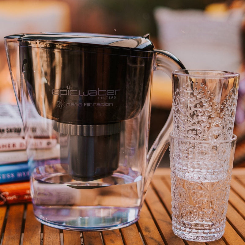 Epic Nano Water Filter Pitcher Bundle Removes Bacteria & Virus