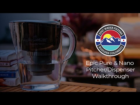 Load video: Pure Pitcher | Removes Fluoride &amp; PFAS